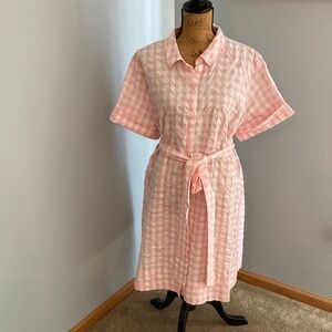NWT Lisa Marie Fernandex x Target Gingham Belted Dress Women Size 2X
